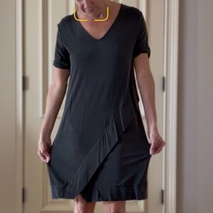 Dolan Black V-Neck Dress